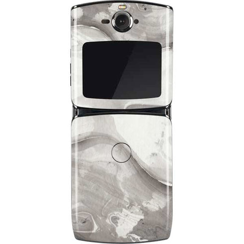 Marbleized Grey Motorola RAZR Skin