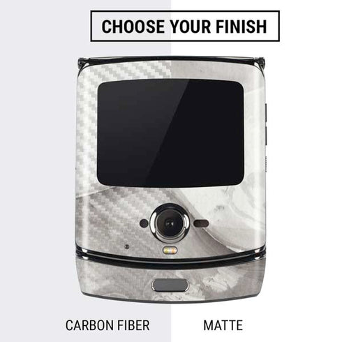 Marbleized Grey Motorola RAZR Skin