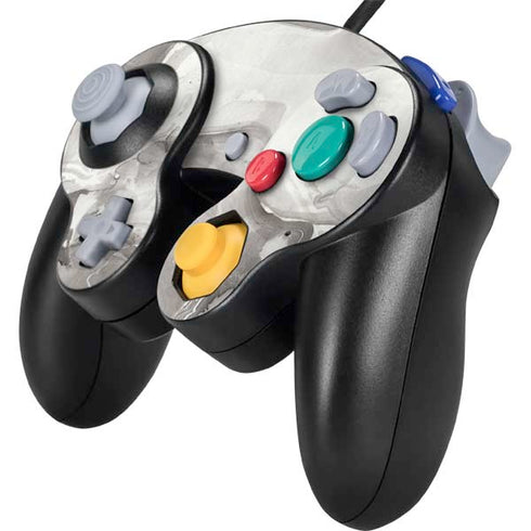 Marbleized Grey Nintendo GameCube Controller Skin