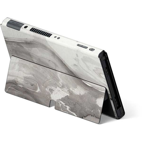 Marbleized Grey Nintendo Switch OLED (2021) Skin