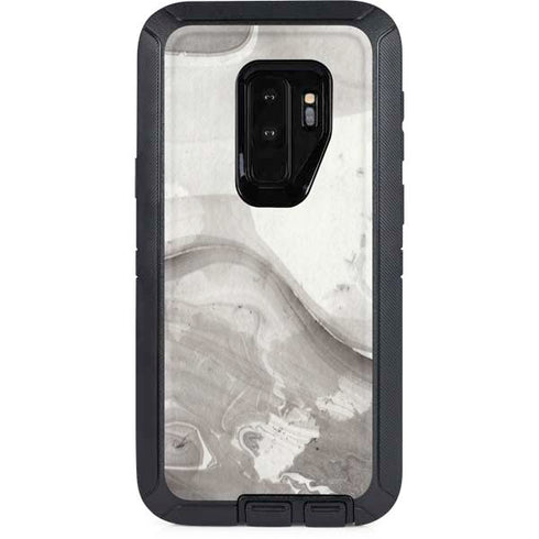 Marbleized Grey Otterbox Defender Galaxy Skin