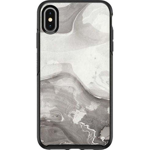 Marbleized Grey Otterbox Symmetry iPhone Skin