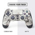Marbleized Grey PS4 Controller Skin