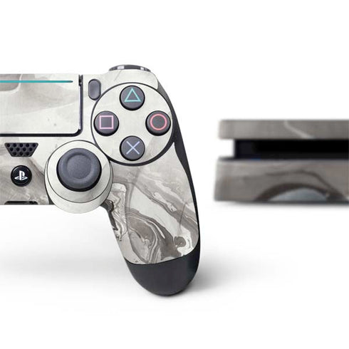 Marbleized Grey PS4 Slim Bundle Skin