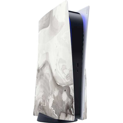 Marbleized Grey PS5 Console Skin