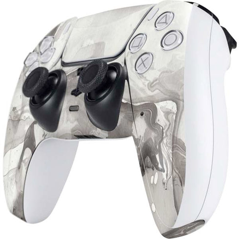 Marbleized Grey PS5 Controller Skin