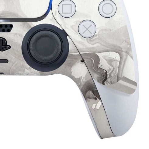 Marbleized Grey PS5 Controller Skin