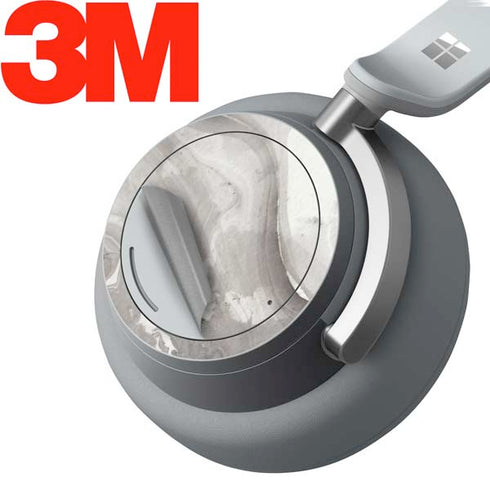 Marbleized Grey Surface Headphones Skin