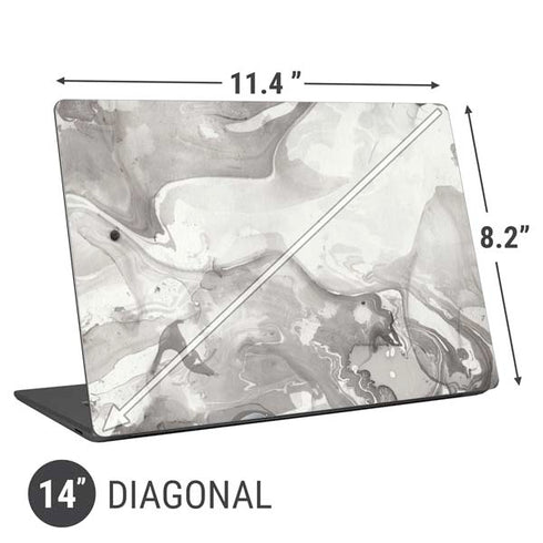 Marbleized Grey Universal Laptop 14in (11.4 x 8.2in) Skin