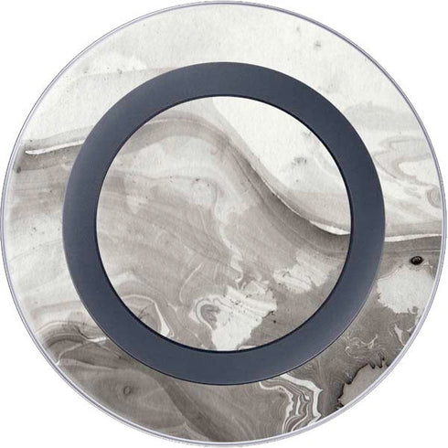 Marbleized Grey Wireless Charger Skin