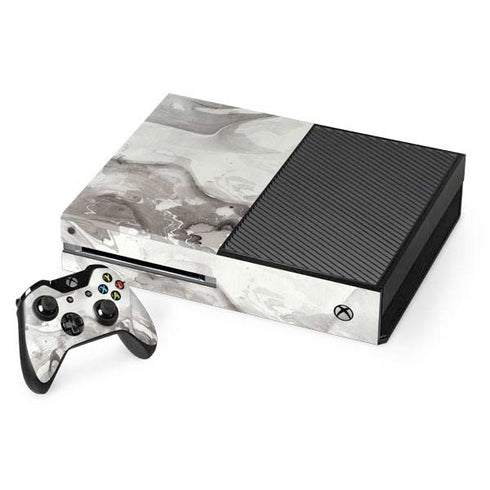 Marbleized Grey Xbox One Console and Controller Bundle Skin