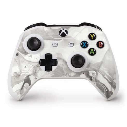 Marbleized Grey Xbox One S Controller Skin