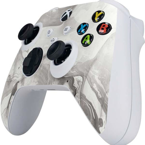 Marbleized Grey Xbox Series S Controller Skin