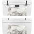 Marbleized Grey YETI Tundra 75 Hard Cooler Skin