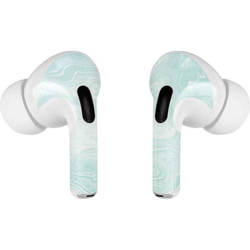 Marbleized Mint AirPods Pro 2nd Gen Skin