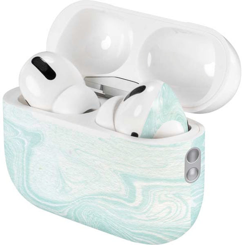 Marbleized Mint AirPods Pro 2nd Gen Skin