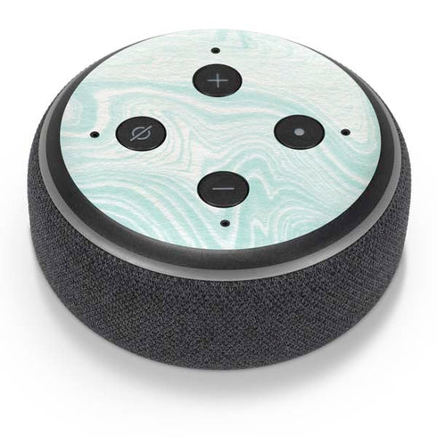 Marbleized Mint Amazon Echo Dot Skin