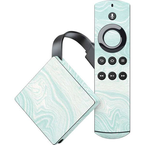 Marbleized Mint Amazon Fire TV Skin