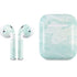 Marbleized Mint Apple AirPods 2 Skin