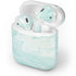 Marbleized Mint Apple AirPods 2 Skin
