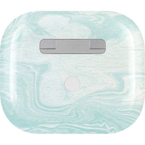 Marbleized Mint Apple AirPods (3rd Gen 2021) Skin