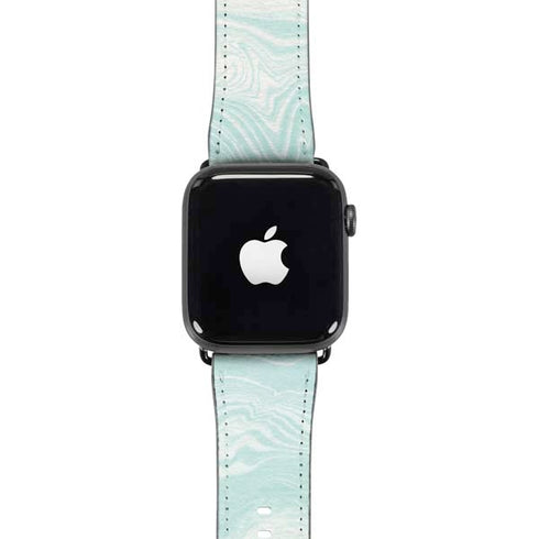 Marbleized Mint Apple Watch Band 42-44mm