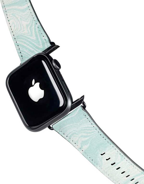 Marbleized Mint Apple Watch Band 42-44mm