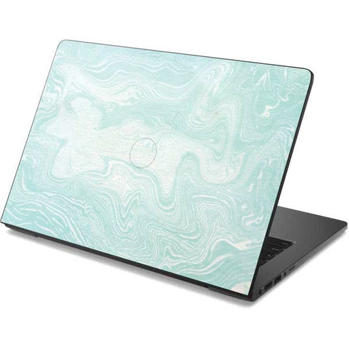Marbleized Mint Dell Chromebook Skin