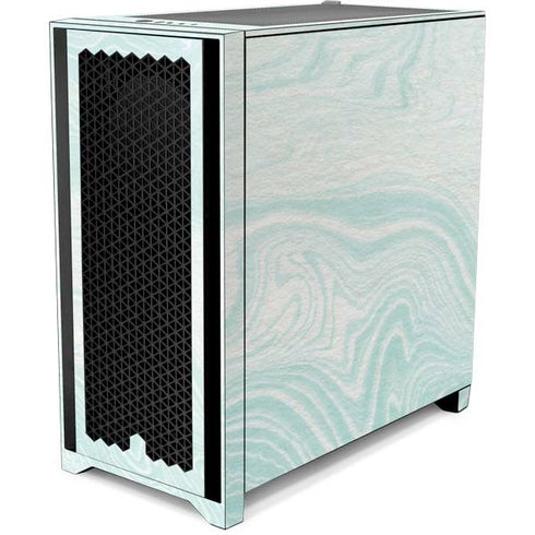 Marbleized Mint Corsair 4000D Tempered Glass Mid-Tower ATX Case Skin
