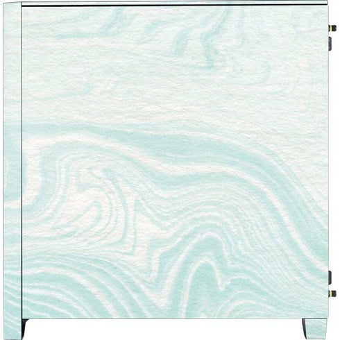 Marbleized Mint Corsair 4000D Tempered Glass Mid-Tower ATX Case Skin