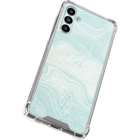 Marbleized Mint Galaxy A13 5G Clear Case