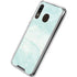 Marbleized Mint Galaxy A30 Clear Case