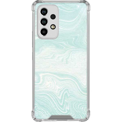 Marbleized Mint Galaxy A33 5G Clear Case