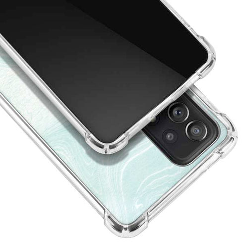 Marbleized Mint Galaxy A52 5G Clear Case