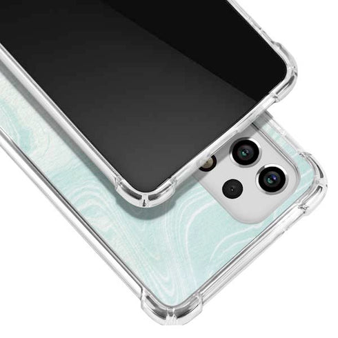 Marbleized Mint Galaxy A53 5G Clear Case