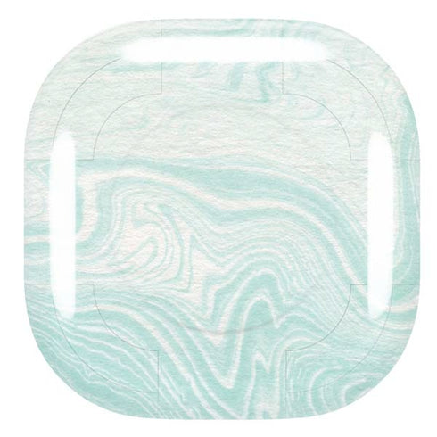 Marbleized Mint Galaxy Buds Live Skin