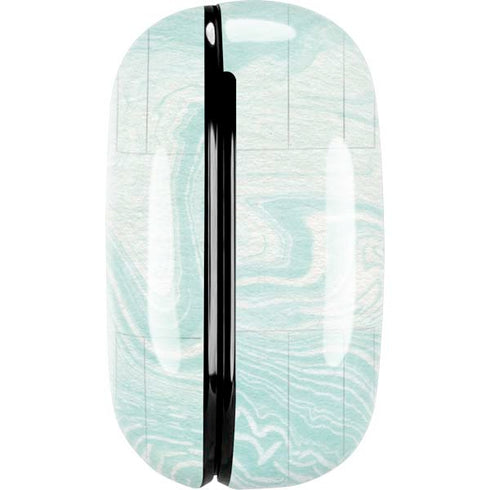 Marbleized Mint Galaxy Buds Live Skin