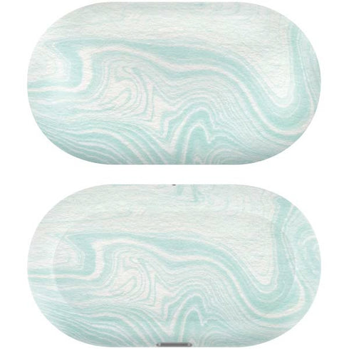 Marbleized Mint Galaxy Buds Plus Skin