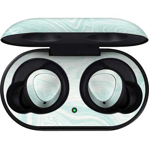 Marbleized Mint Galaxy Buds Skin
