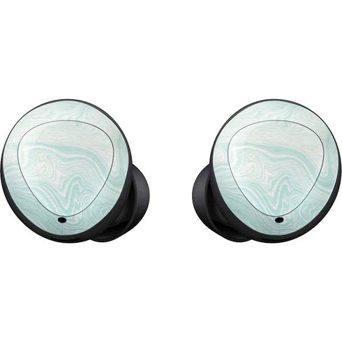 Marbleized Mint Galaxy Buds Skin