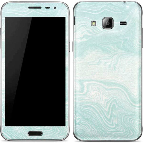 Marbleized Mint Galaxy J3 Skin