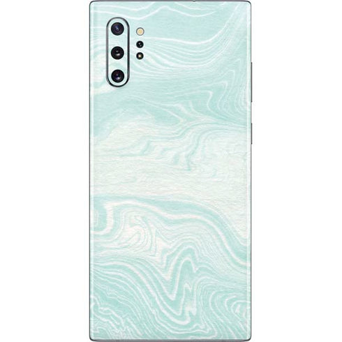 Marbleized Mint Galaxy Note 10 Plus Skin