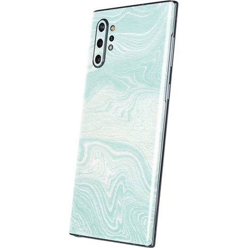 Marbleized Mint Galaxy Note 10 Plus Skin