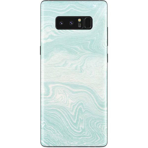 Marbleized Mint Galaxy Note 8 Skin