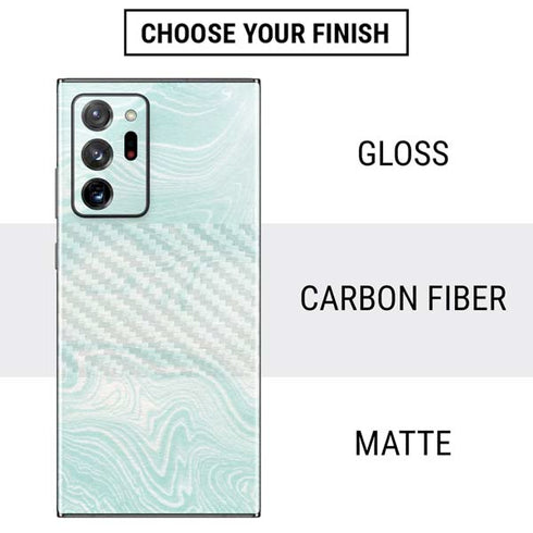 Marbleized Mint Galaxy Note20 Ultra 5G Skin