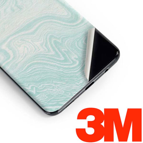 Marbleized Mint Galaxy S10 Skin