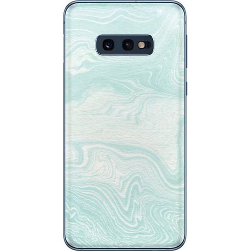 Marbleized Mint Galaxy S10e Skin