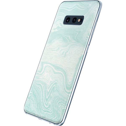 Marbleized Mint Galaxy S10e Skin