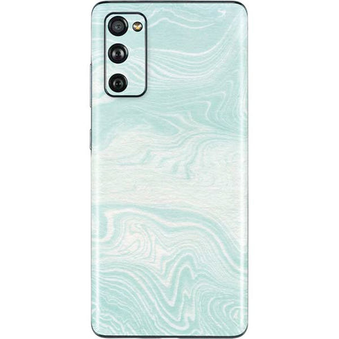 Marbleized Mint Galaxy S20 Fan Edition Skin