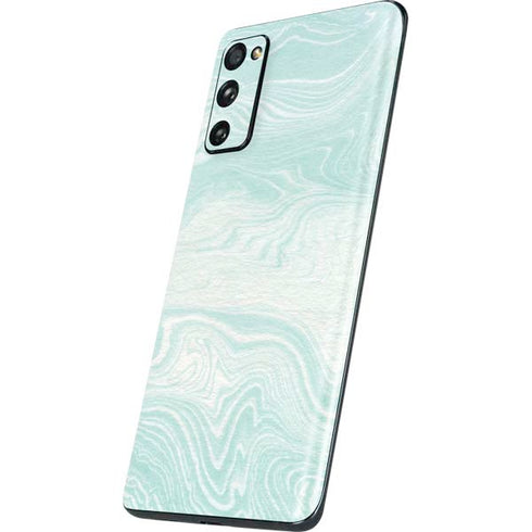 Marbleized Mint Galaxy S20 Fan Edition Skin